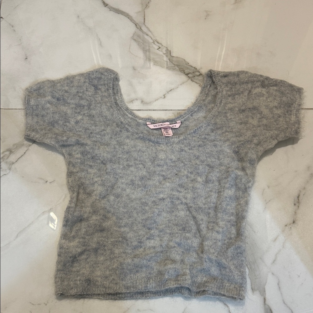 Women’s Victoria's Secret Soft Gray fuzzy  Sweater